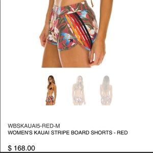 Aviator nation Kauai striped board shorts